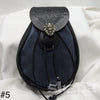 Hersir's Spacious Drawstring Leather Pouch