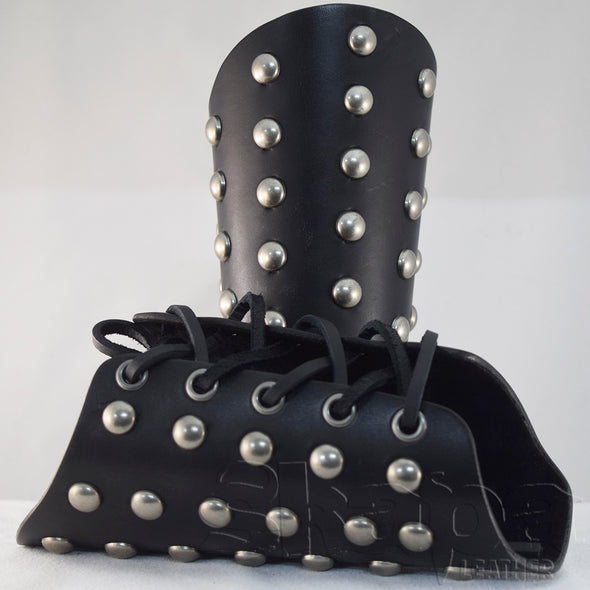 Night Watchman’s Studded Leather Bracers