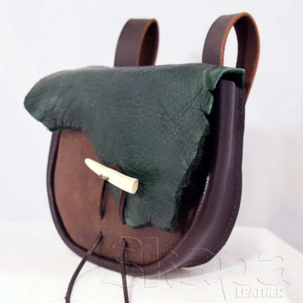 Live Edge Leather Pouch