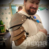 Fully Articulated Leather Pauldron