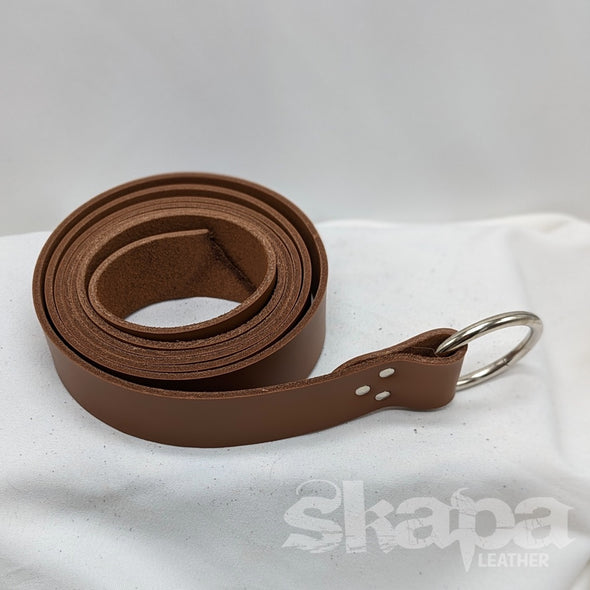 1.5” Wide Basic Ring Belt in Black or Brown